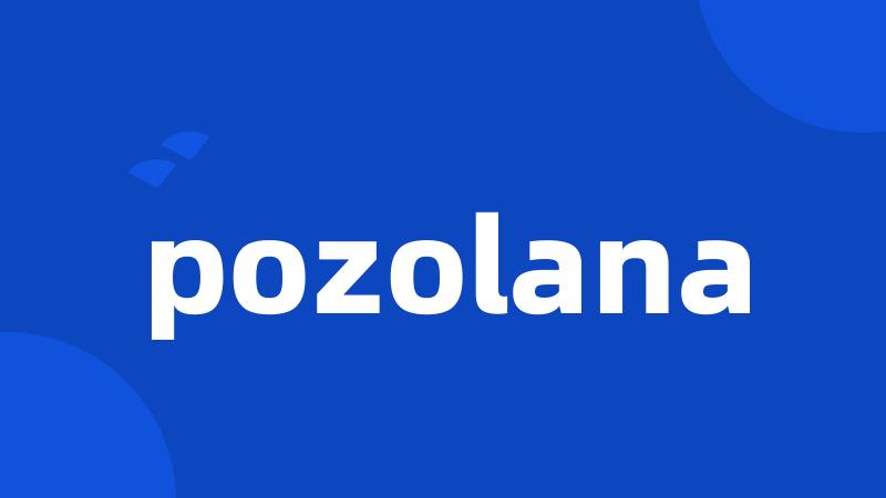 pozolana