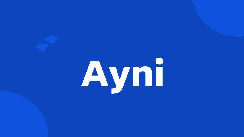 Ayni