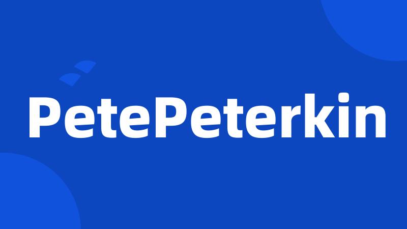 PetePeterkin