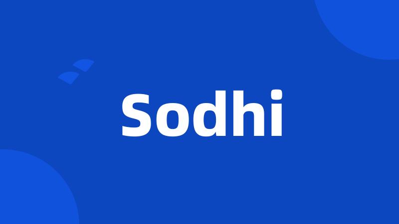 Sodhi