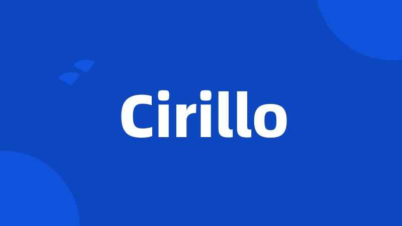 Cirillo