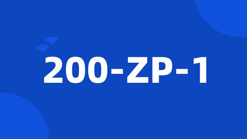 200-ZP-1