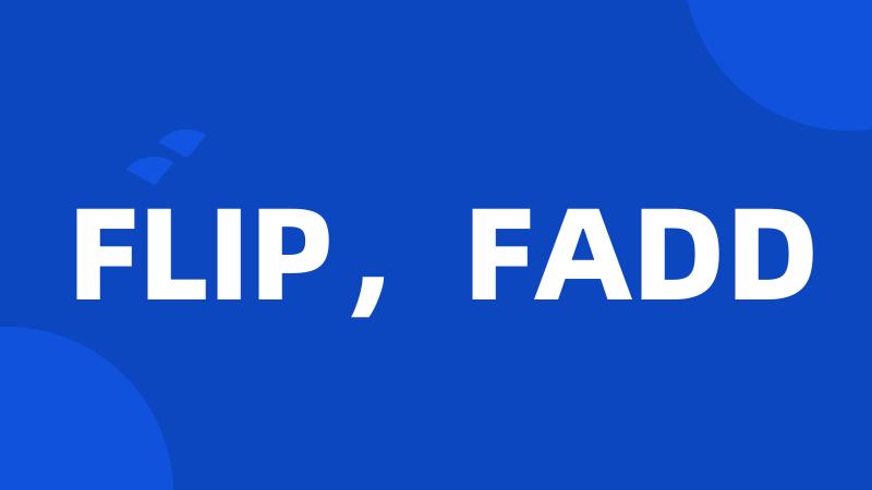 FLIP，FADD