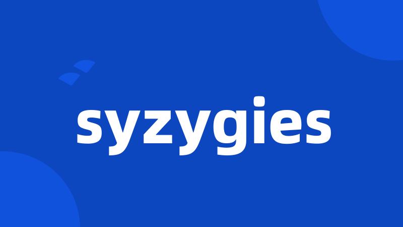 syzygies