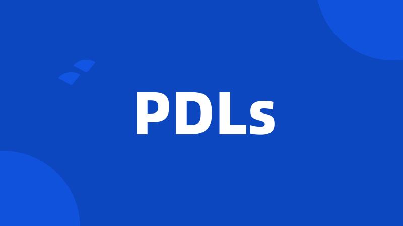 PDLs