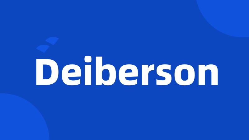 Deiberson