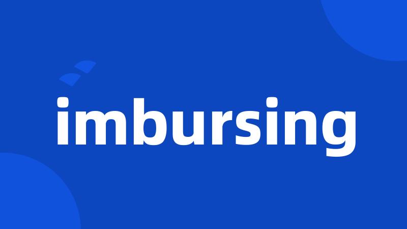 imbursing