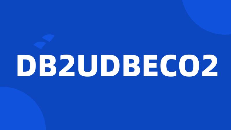 DB2UDBECO2