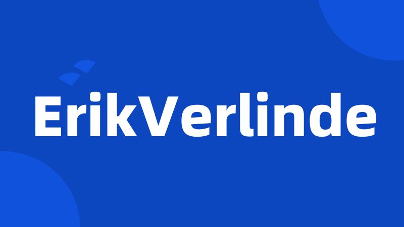 ErikVerlinde