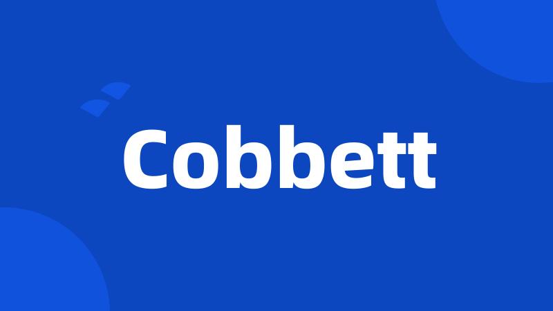 Cobbett