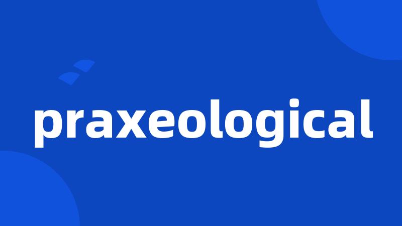 praxeological