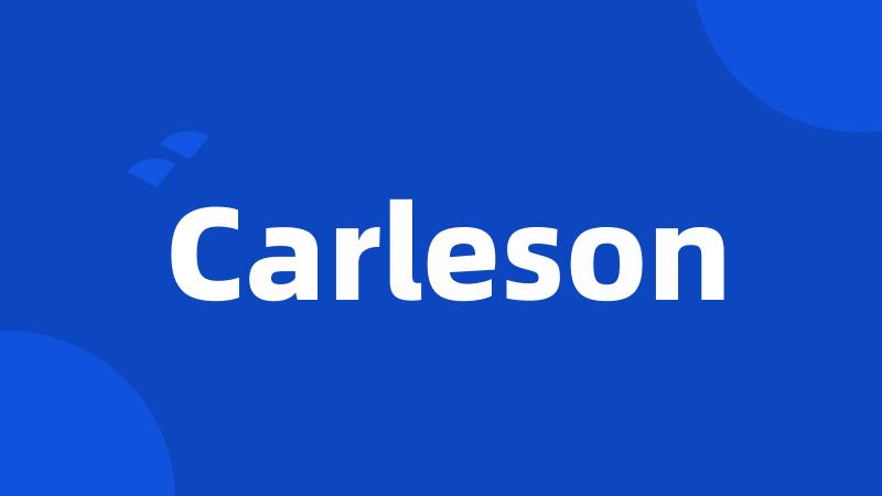 Carleson