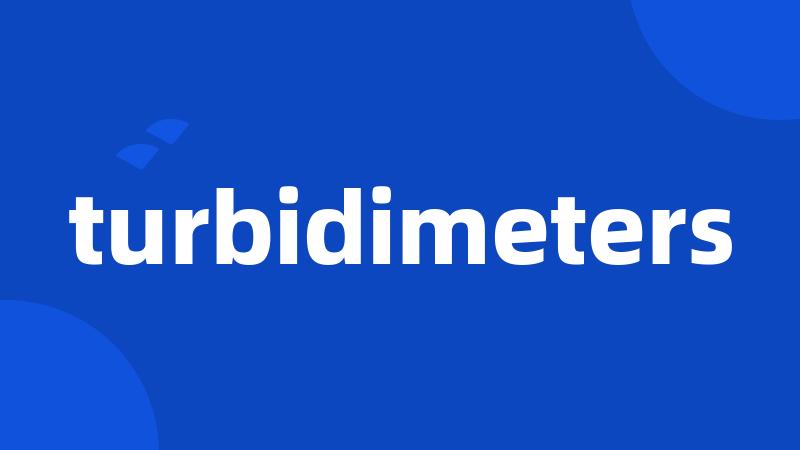 turbidimeters