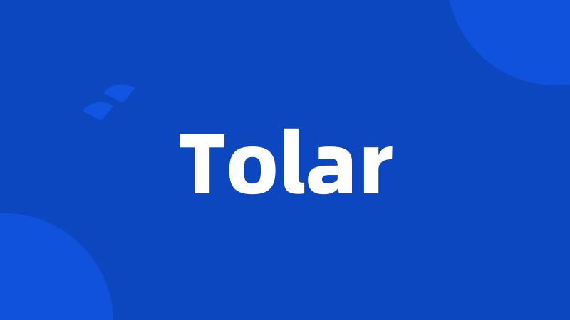 Tolar