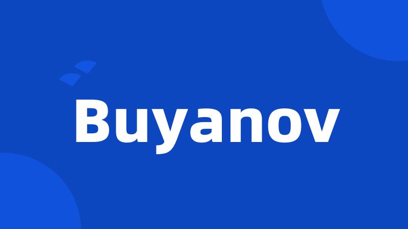 Buyanov