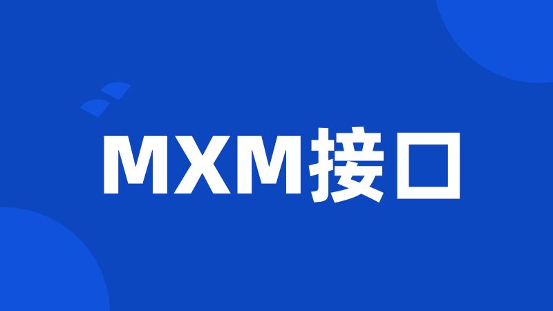 MXM接口