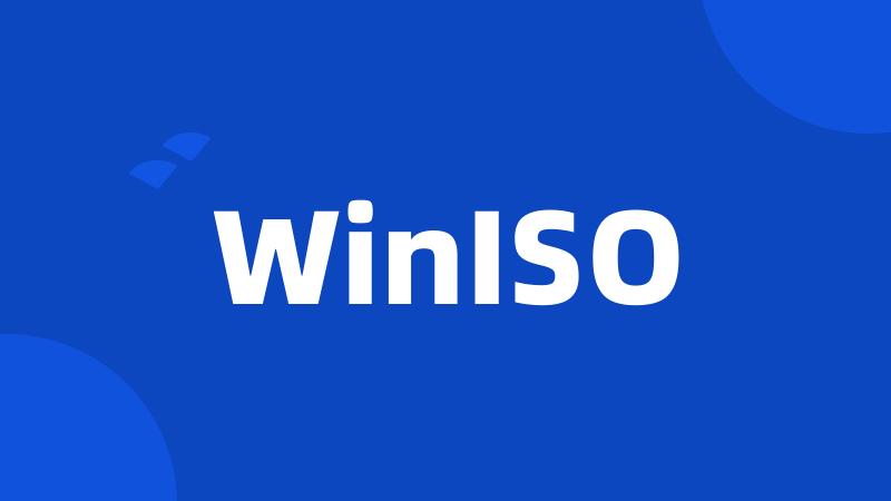 WinISO