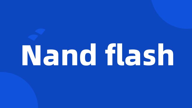 Nand flash