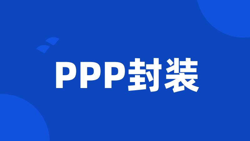 PPP封装