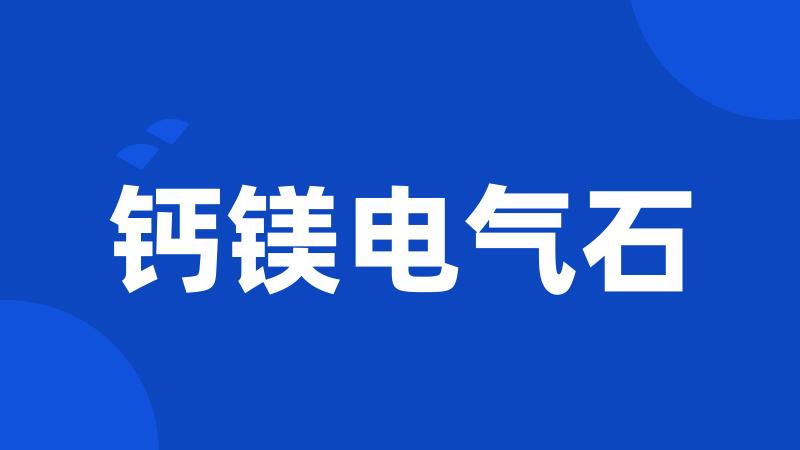 钙镁电气石