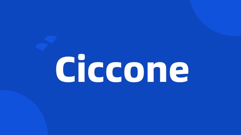 Ciccone