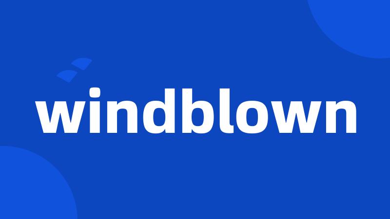 windblown