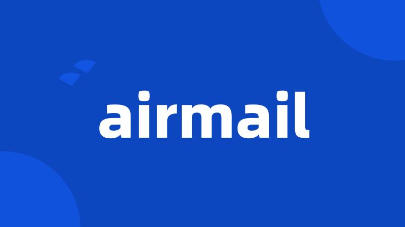 airmail