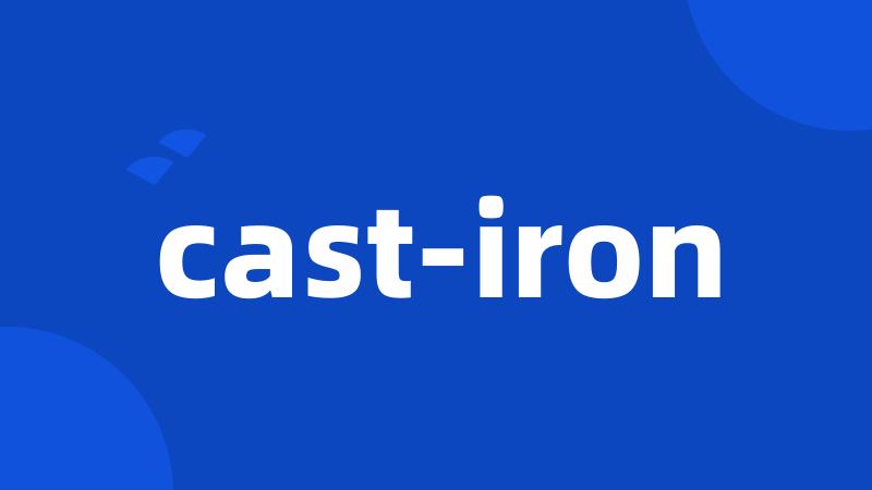 cast-iron