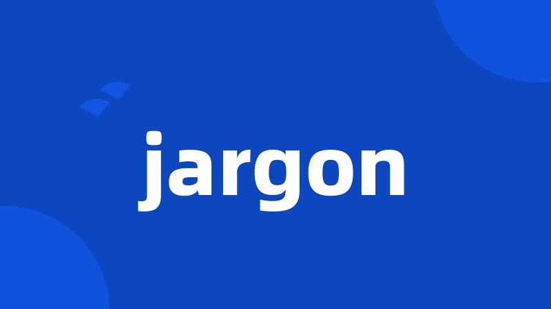 jargon