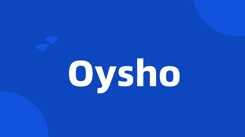 Oysho