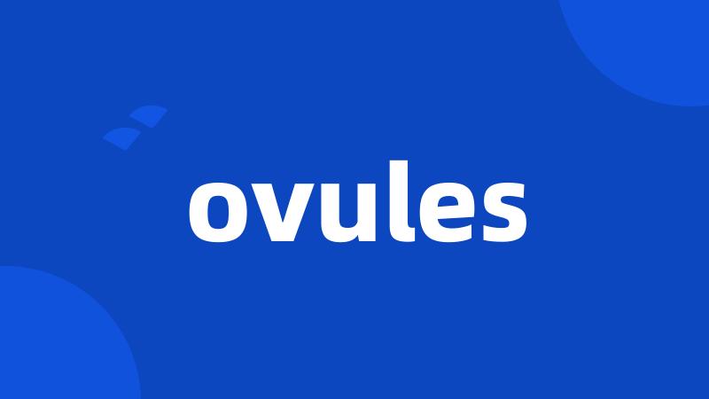 ovules