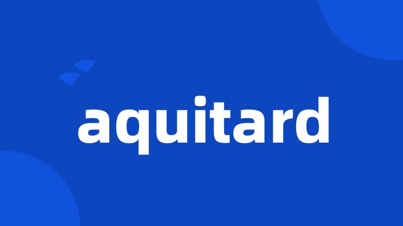 aquitard