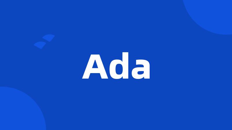 Ada