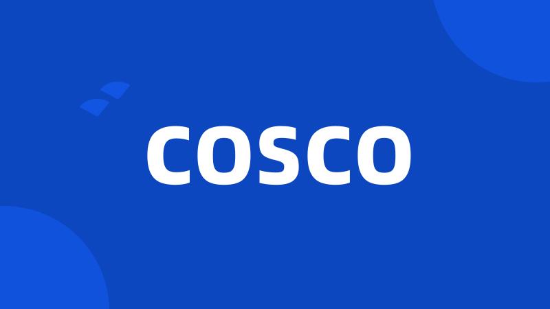 COSCO