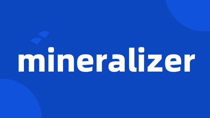 mineralizer