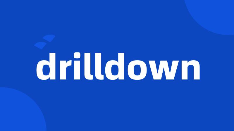 drilldown