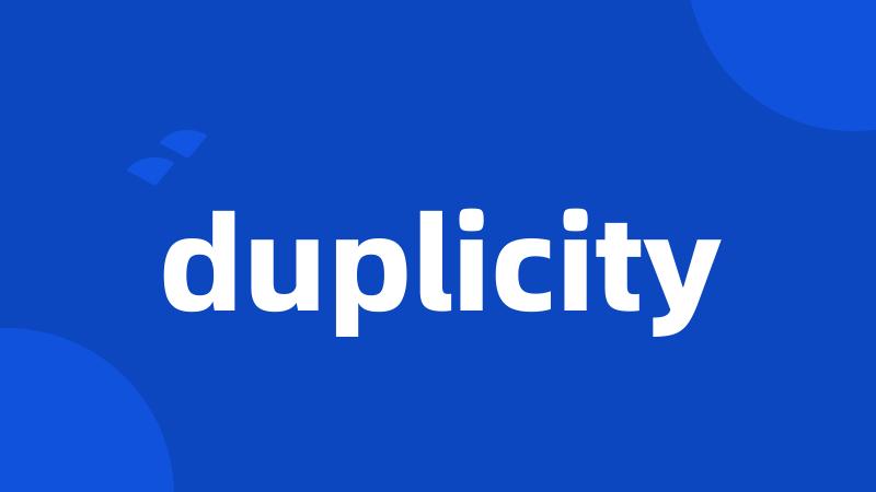 duplicity