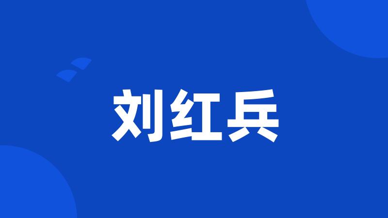 刘红兵