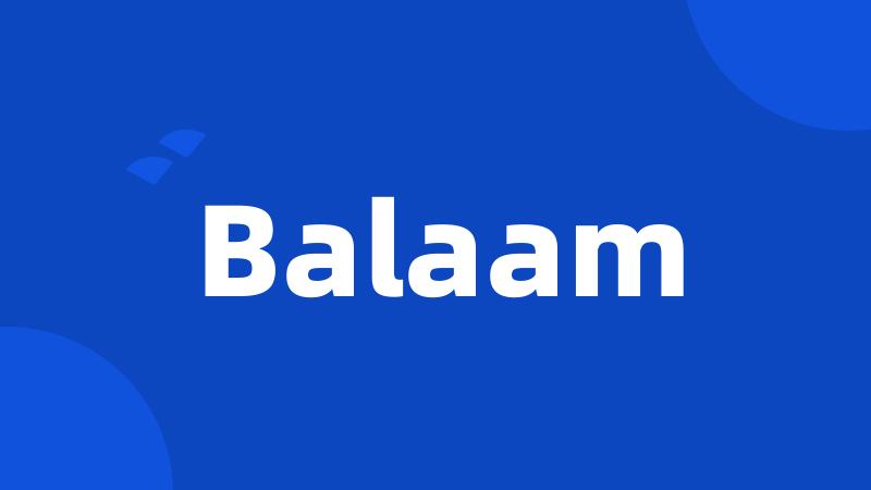 Balaam