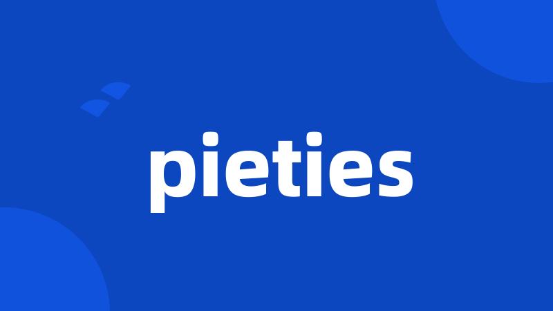 pieties