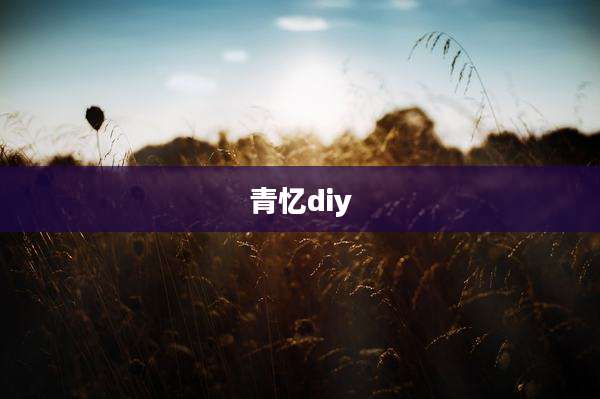 青忆diy