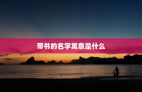 带书的名字寓意是什么