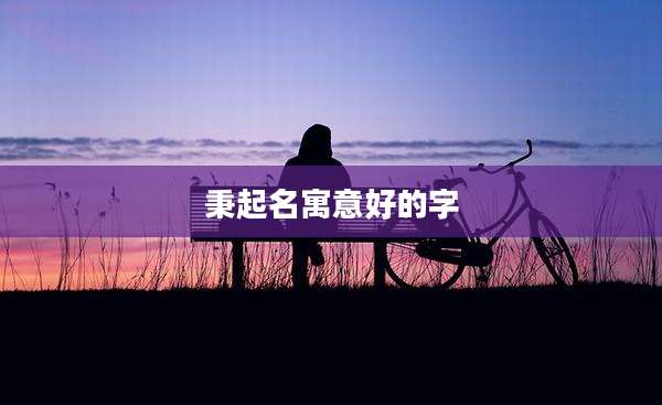 秉起名寓意好的字