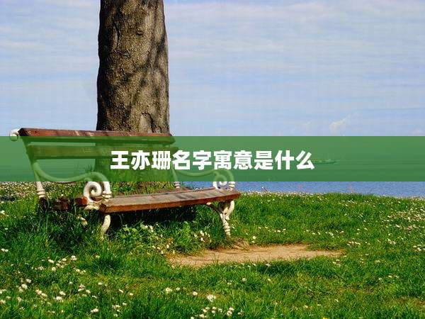 王亦珊名字寓意是什么