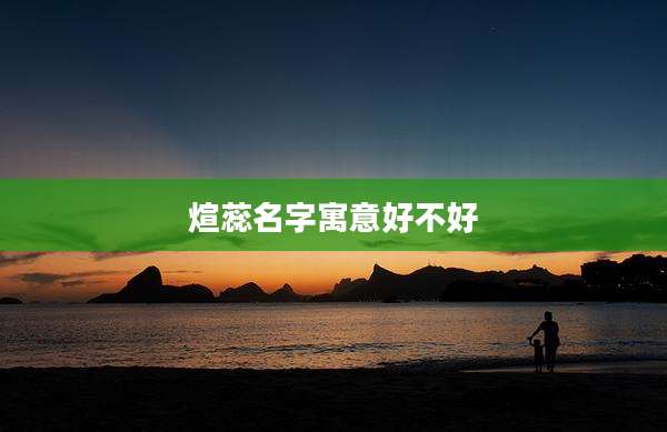 煊蕊名字寓意好不好