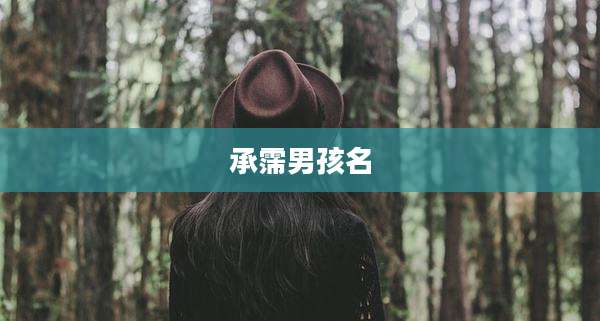 承霈男孩名