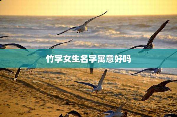 竹字女生名字寓意好吗