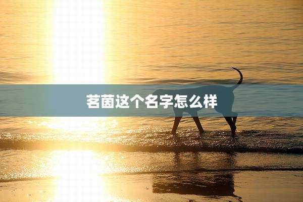 茗茵这个名字怎么样