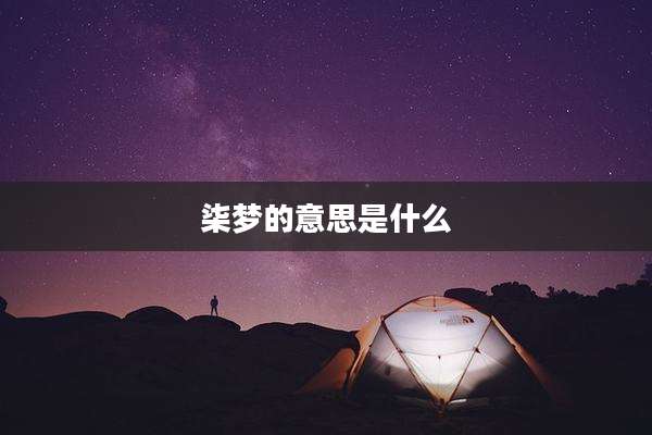 柒梦的意思是什么