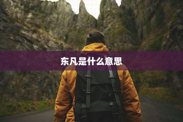 东凡是什么意思
